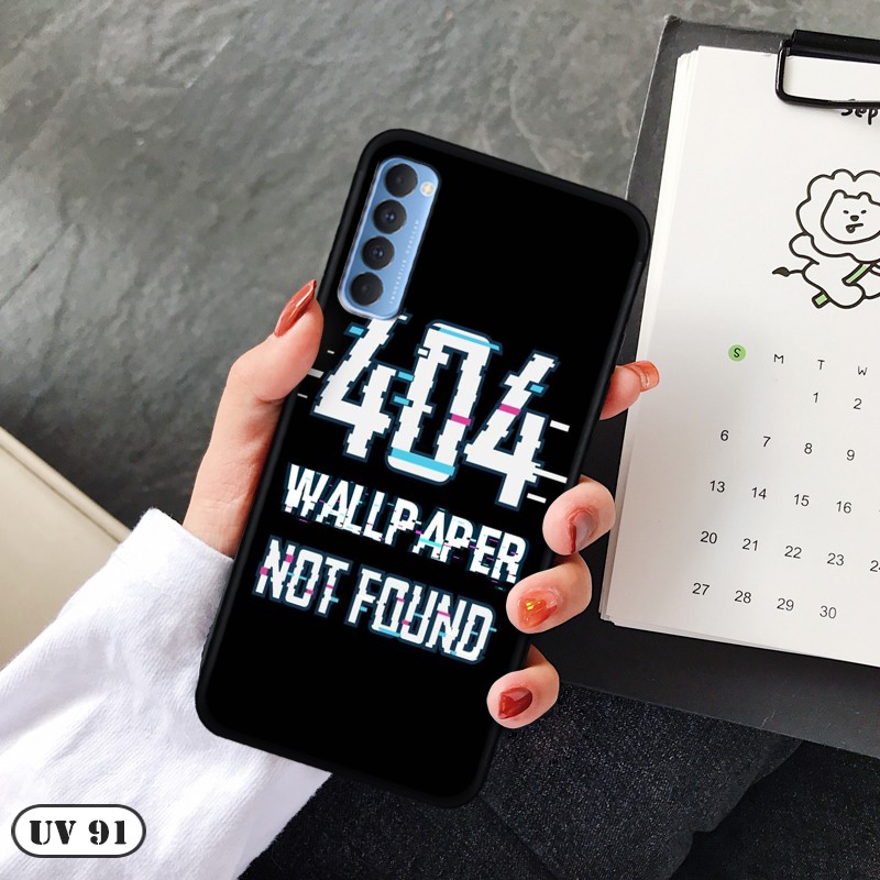 Ốp Oppo Reno 4 Pro - lưng nhám viền dẻo ngộ nghĩnh