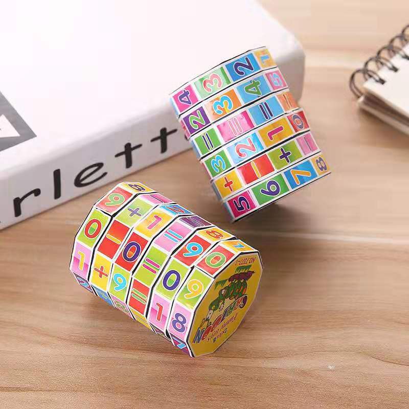 Kids Mathematics Numbers Magic Cube Toy Puzzle Game Gift Children Digital Cube Wholesale Supply