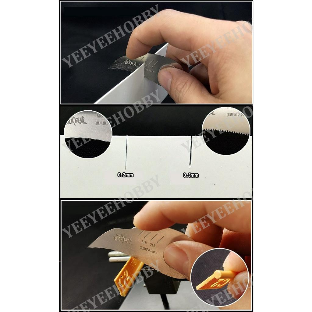 DỤNG CỤ MOSHI - BỘ 2 CƯA TAY THÉP 0.2MM VÀ 0.5MM MS015