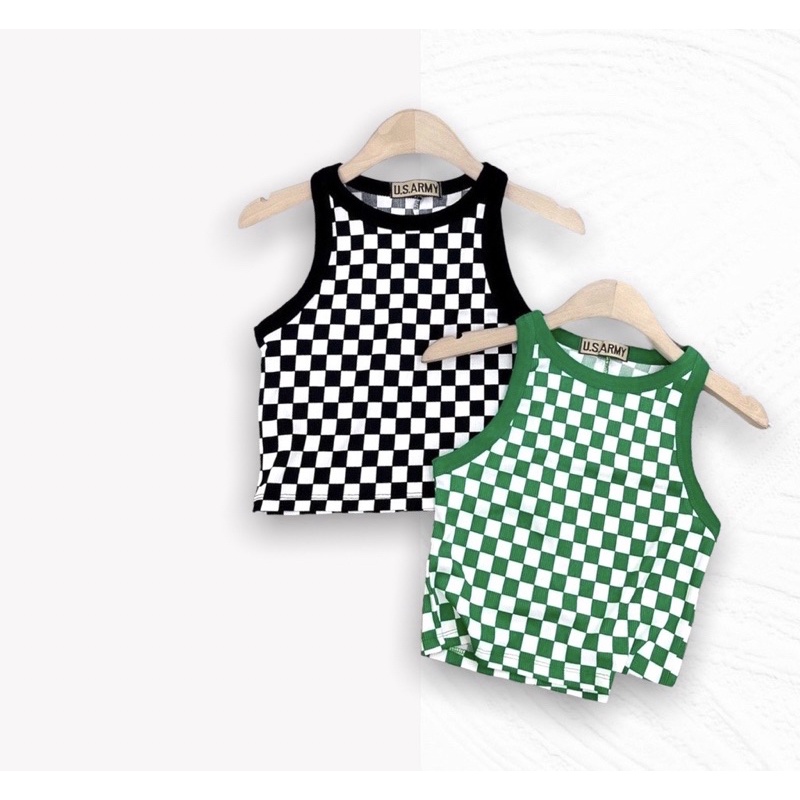 ÁO KIỂU NỮ ÔM BA LỖ CARO XINH CR5