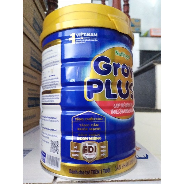 Sữa Grow Plus+ xanh 900g Nutifood