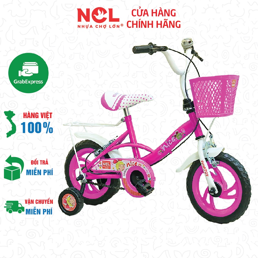 [Nhựa Chợ Lớn] Xe Đạp Trẻ Em 14 inch K104 Cho Bé Từ 2 đến 4 Tuổi