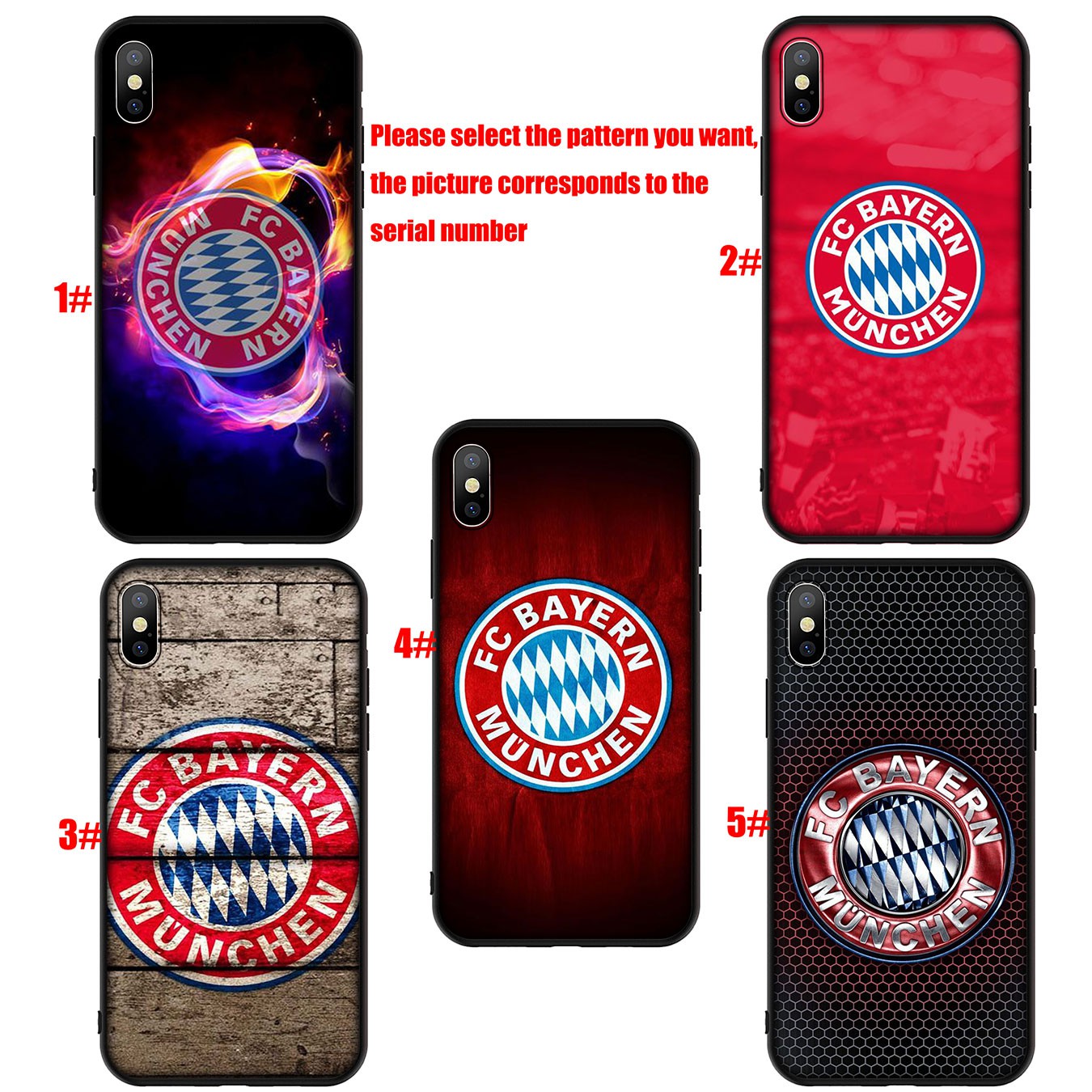 Ốp điện thoại silicon mềm họa tiết FC Bayern Munich cho Huawei P30 Pro Lite Y6 Y7 Y9 Prime 2019 2018