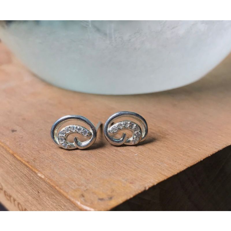 Khuyên tai nụ bạc chuẩn 925