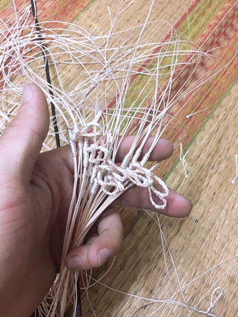 Chùm lưỡi câu cá 6 lưỡi BKK. mako. xfish. gama bac s20  dây siên bền id4 hàng cao cấp