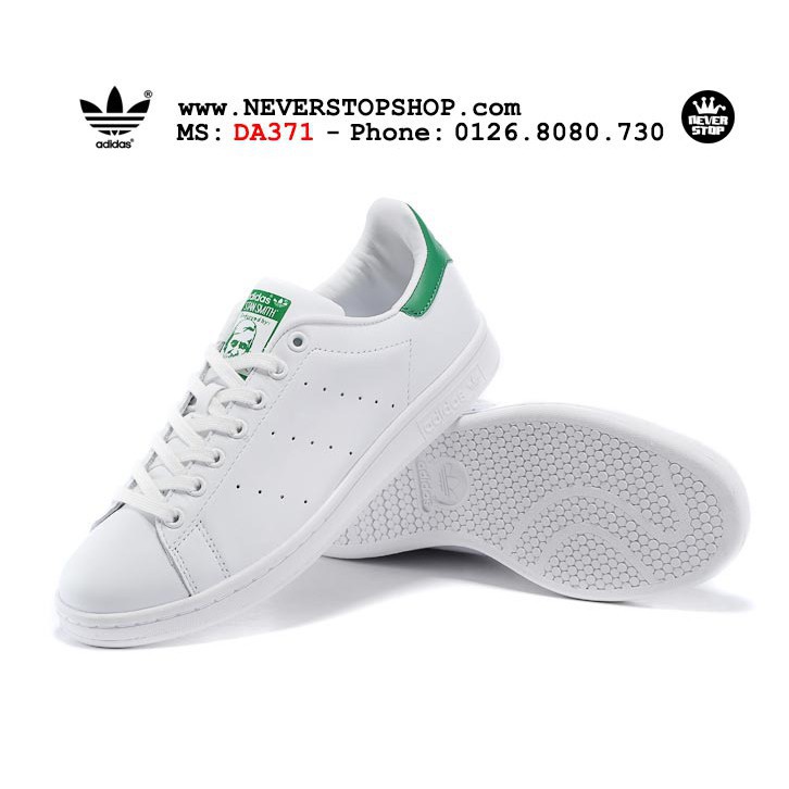 Giày thể thao ADIDAS STAN SMITH TRẮNG XANH nam nữ, hàng chuẩn đẹp giá tốt