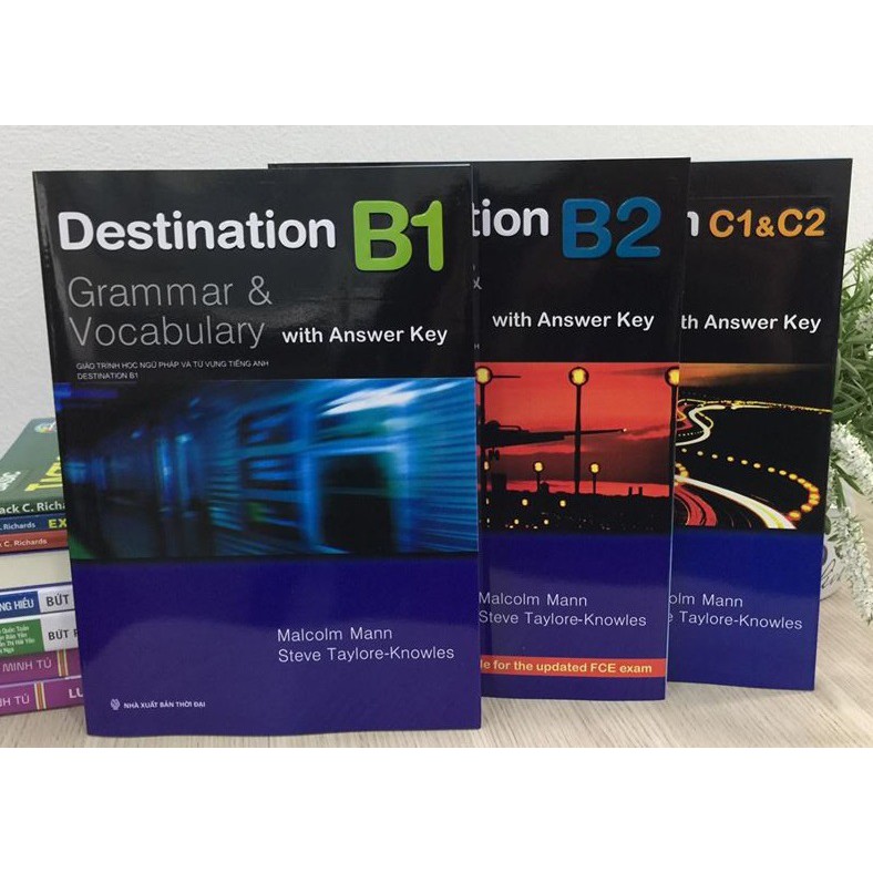 Combo sách - Destination Grammar & Vocabulary B1, B2 và C1&C2 (Bộ 3 cuốn)