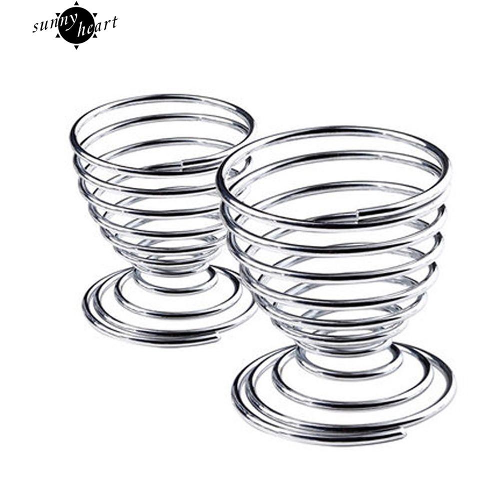 Bộ 2 Đế Kim Loại Đựng Trứng Tiện Dụng