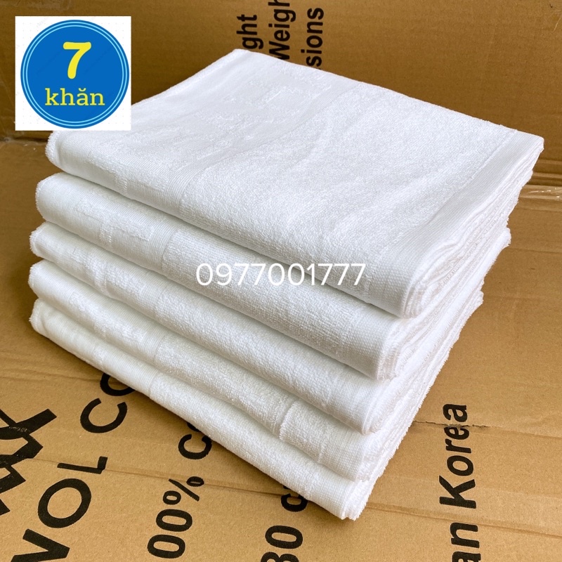 [Giá tốt] Khăn tắm khách sạn size lớn 67x135cm, 300-400gr, 100% cotton