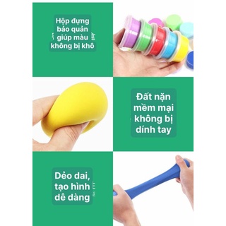 Đất nặn 36 màu an toàn cho bé