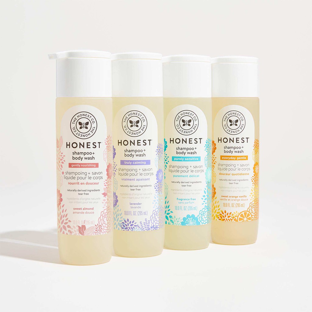 Sữa tắm gội cho bé The Honest Shampoo + Body Wash 295ml