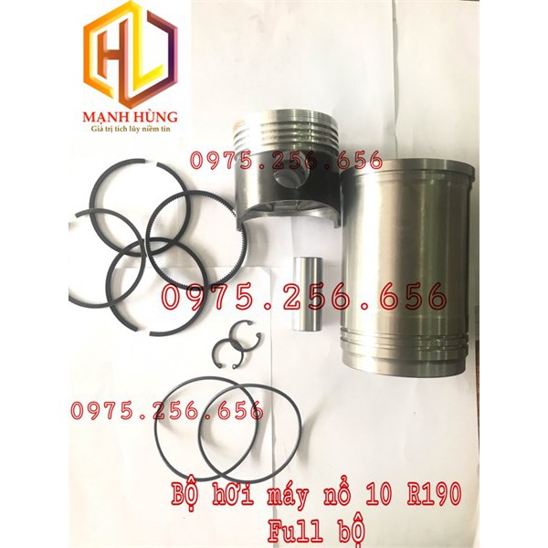 Bộ Hơi Máy Nổ 10 R190 Full Phụ tùng máy nổ