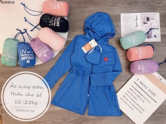 BÁN SỈ ÁO KHOÁC NẮNG TOÀN THÂN CHO BÉ (TẶNG KÈM KT) | BigBuy360 - bigbuy360.vn