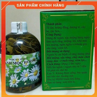 [CHÍNH HÃNG] Nước súc miệng Thanh mộc hương [FREESHIP]