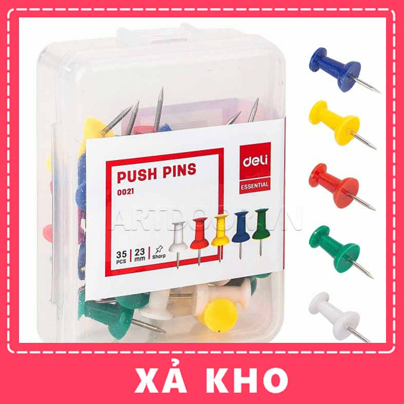 [ARTDOOR] Ghim nhựa DELI đính thủ công (E0021)