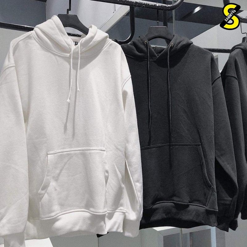 Áo Hoodie Trơn Unisex Chất Nỉ Ngoại Dày Đẹp Mịn Mát | BigBuy360 - bigbuy360.vn