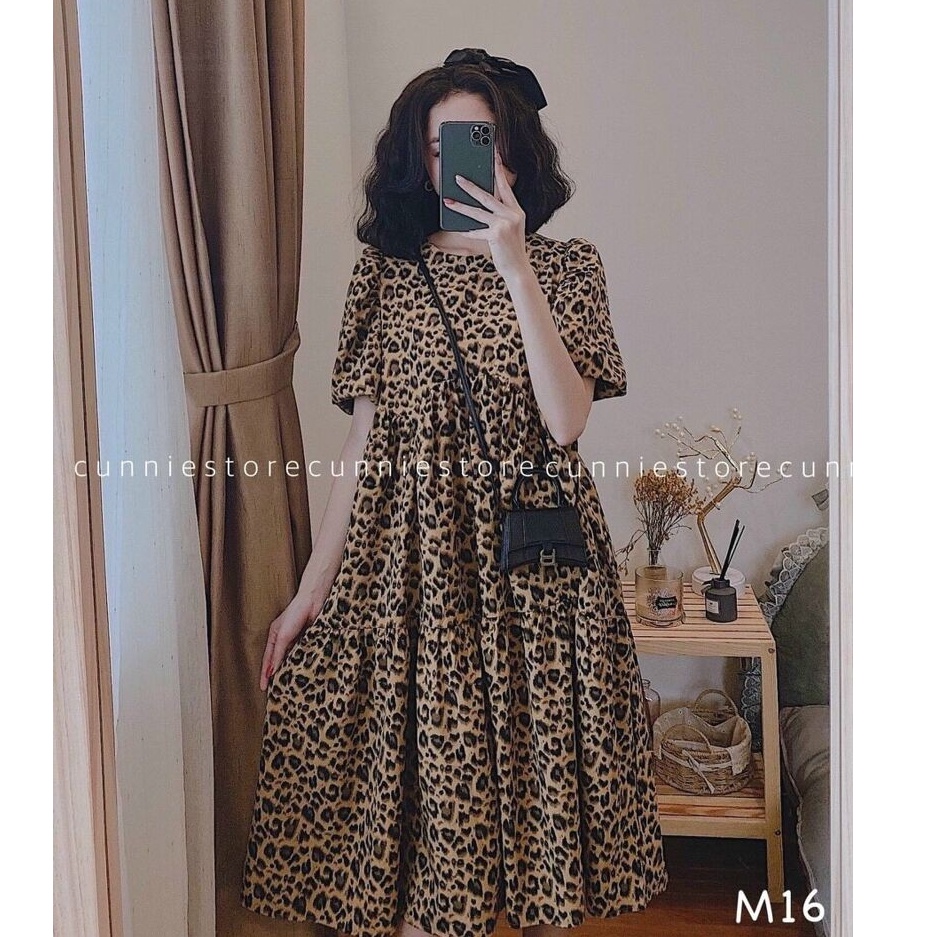 váy xoè dáng dài tiểu thư cổ tròn nhiều màu nên dáng siêu xinh