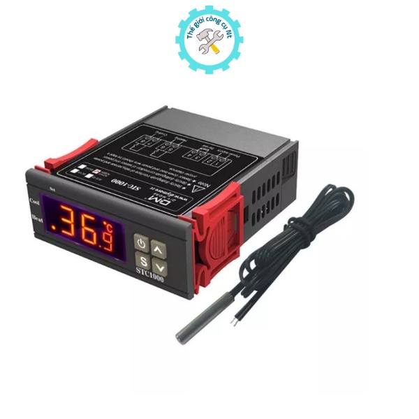 STC-1000 Bộ Điều Khiển Nhiệt Độ Đa Năng Kỹ Thuật Số Bộ Điều Chỉnh Nhiệt Độ AC 12V/24V/110V-220V 10A Với Cảm Biến NTC