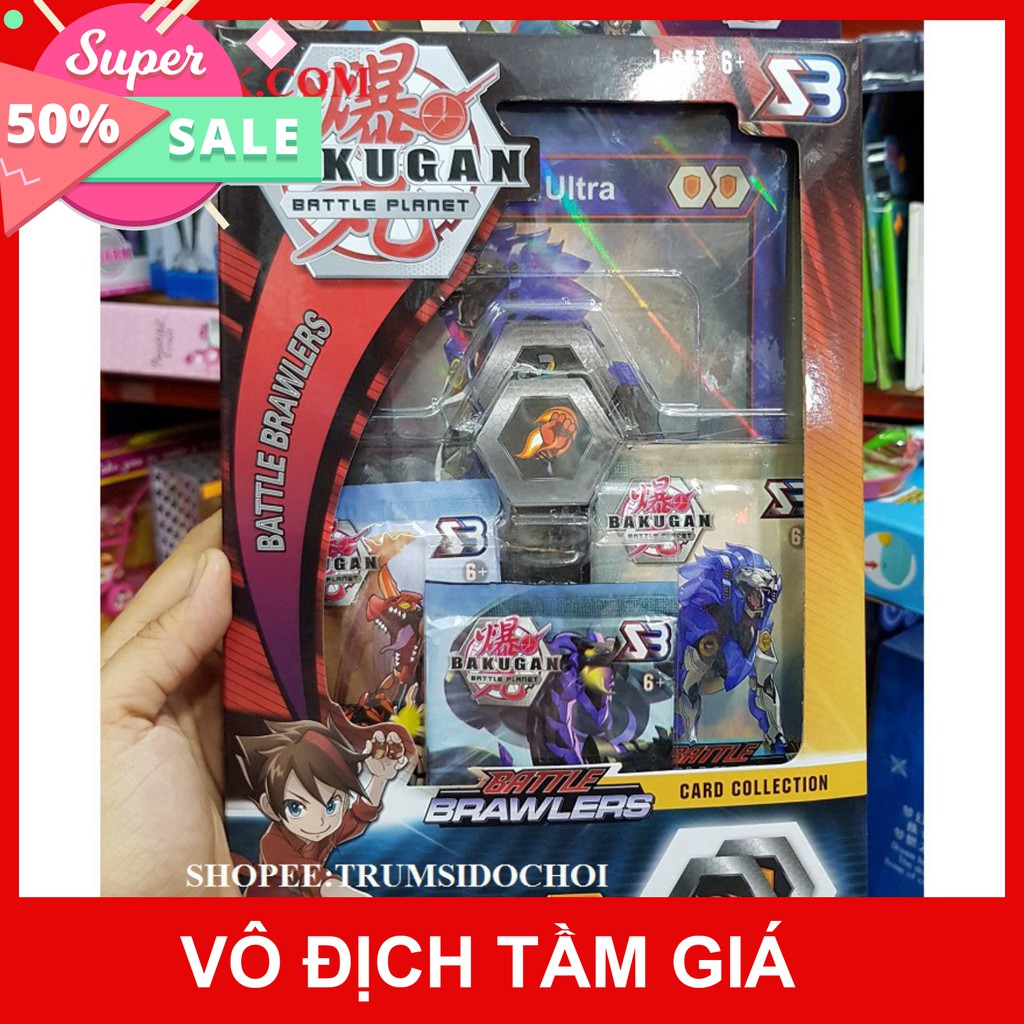 GIÁ SỐC- HCM- Bộ thẻ bài đồ chơi Bakugan