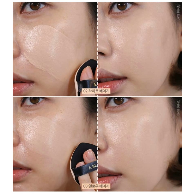 Set 3 Món Phấn Nước A.BLACK (ClubClio) - All Day Perfect Fit Cover Cushion SPF50+ / PA+++