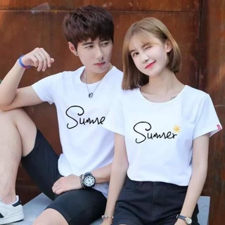 ( MẪU HOT )  Áo Thun Cặp Đôi Nam Nữ Siêu Dễ Thương