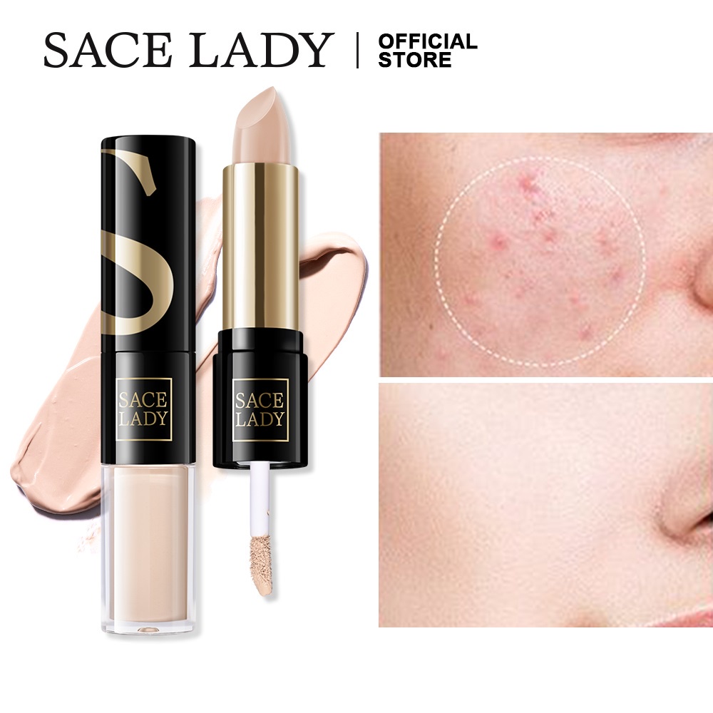 Kem che khuyết điểm dạng lỏng SACE LADY 2 trong 1 trang điểm quầng thâm vùng mắt tự nhiên và hoàn mỹ lâu trôi 8.2g | BigBuy360 - bigbuy360.vn