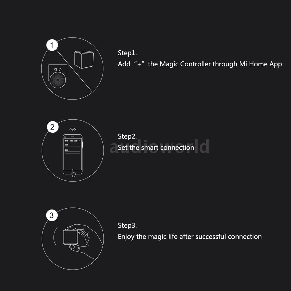 AIDO♦Xiaomi Aqara Magic Cube Remote Controller Sensor Six Actions Zigbee Version Work with Gateway f