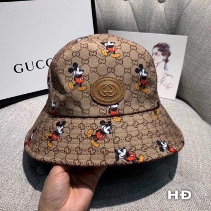 Mũ Nón Bucket Gucci Mickey - Mũ Nón tai bèo Chuột Mickey - Mũ Nón Mickey GC Chuột