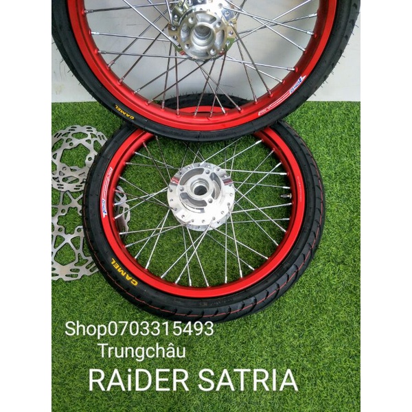 BÁNH CĂM RAIDER SATRIA NIỀN YOKO 1.4 1.6  FULL VỎ CAMEL  60 .70 GẮN NHƯ RIN