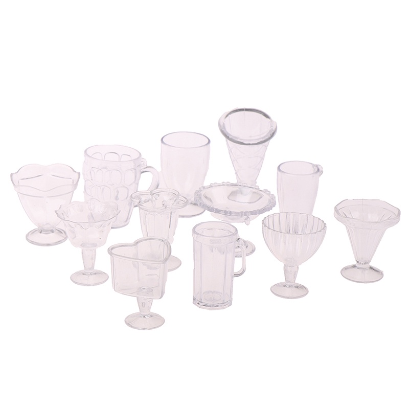 Set 12 Ly Uống Nước mini Đáng Yêu Cho Búp Bê