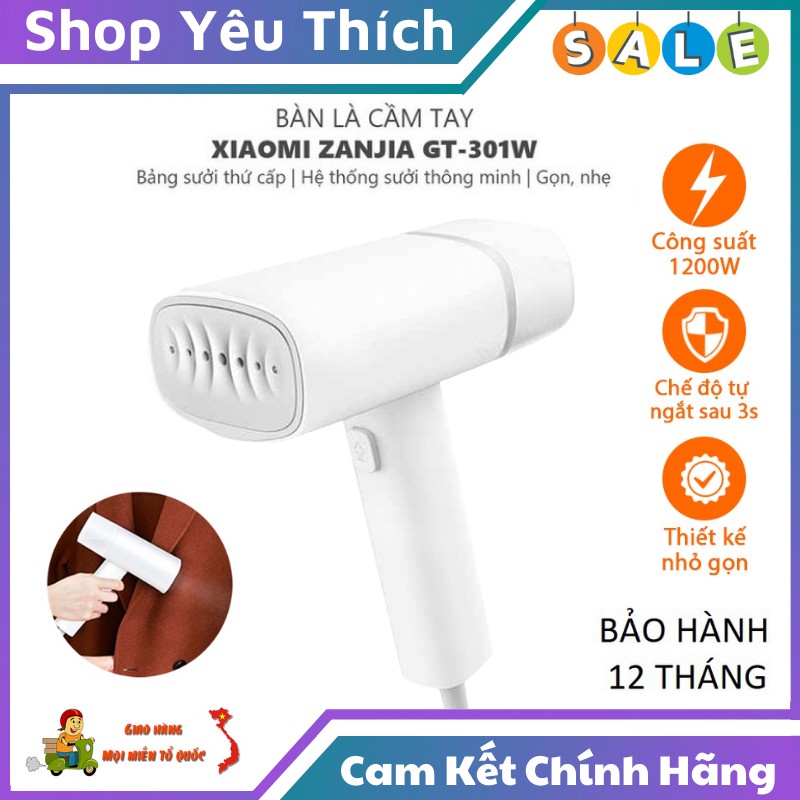 Bàn Là Hơi Nước Cầm Tay Xiaomi GT-301W Nhỏ Gọn Tinh tế Hiệu Suất Mạnh Mẽ