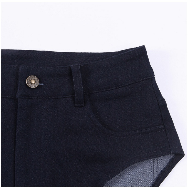Quần Short màu xanh đen H39 Hỉn Hỉn Store
