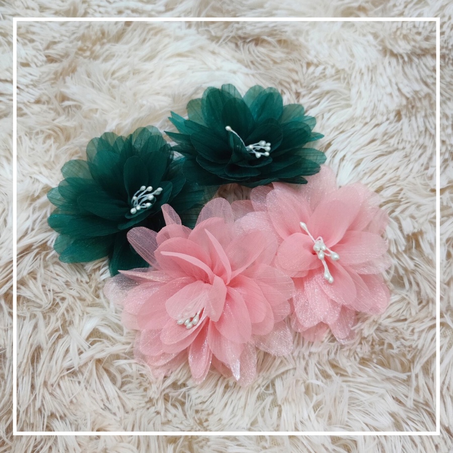Bông cài áo - trâm cài áo Hoa vải cài áo cao cấp hàng handmade siêu đẹp