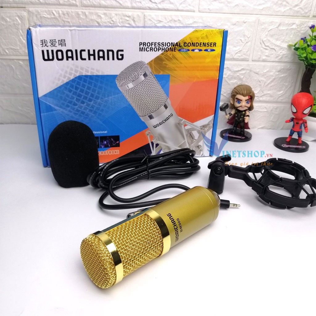 Combo BM900 Woaichang Sound Cad V8 Zansong Chân kẹp Màng lọc Bộ Đủ Live Stream