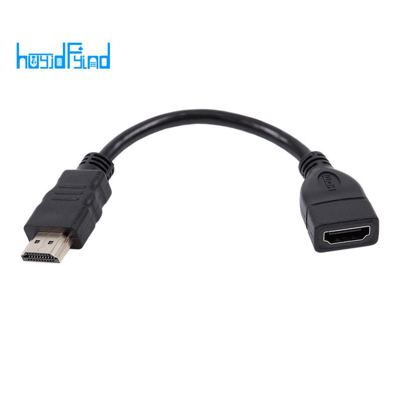 Hdmi-compatible Male To Female Extender Cable Short And Convenient For Google Chrome Cast, Fire Tv Stick, Roku Stick Connection To Tv