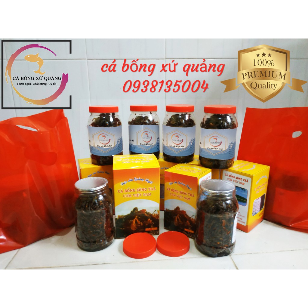 Cá Bống Sông Trà (100% Cá nhỏ) - Đặc Sản Quảng Ngãi hủ 300gr