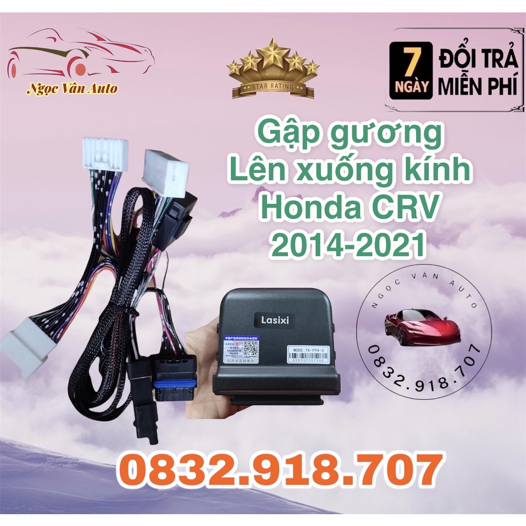 Tự Động Gập Gương Lên Xuống Kính Honda CRV 2014 - 2021 Hãng Lasixi