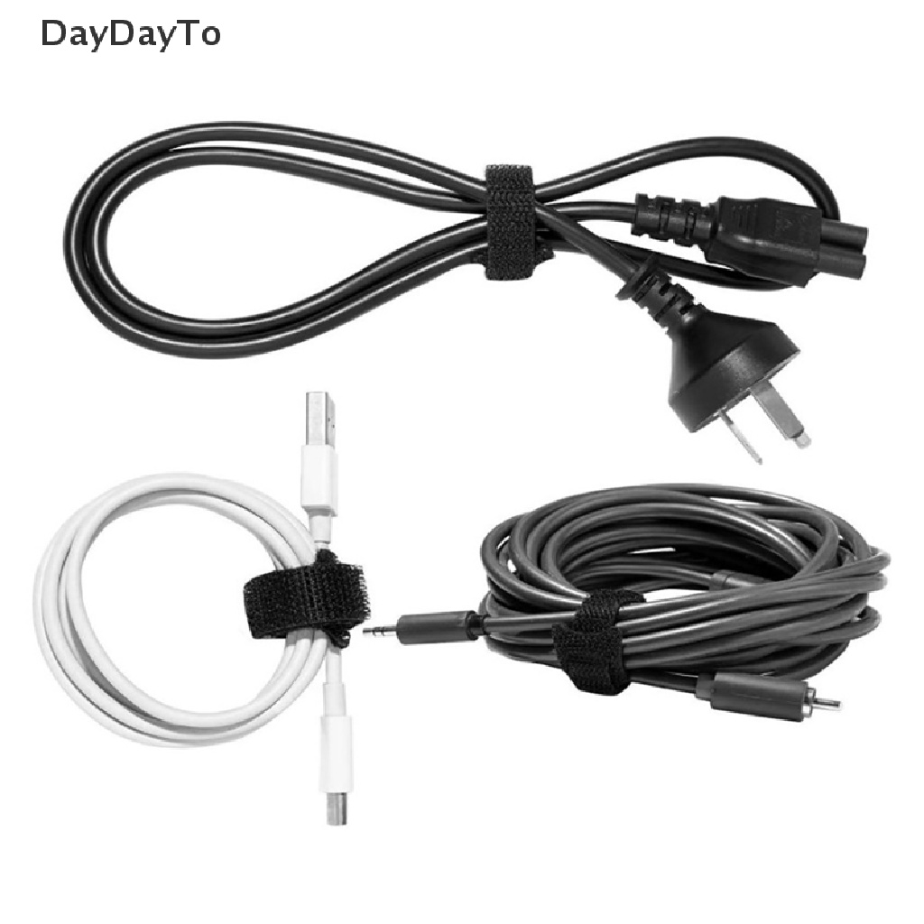 Set 10 Dây Quấn Dây Cáp Có Thể Tái Sử Dụng Tiện Lợi