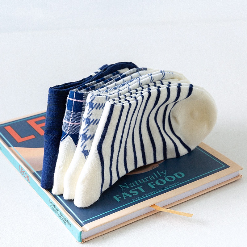 WAFNHA D67 Vớ cotton Họa Tiết Hoạt Hình Nhật Bản Dễ Thương Dành Cho Nữ