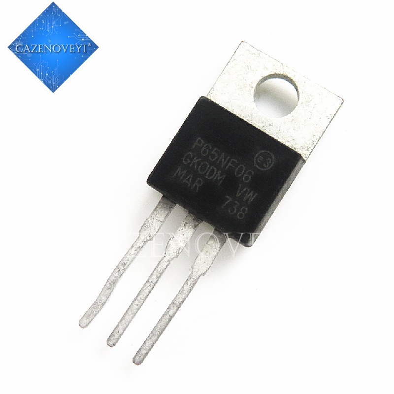 10pcs/lot STP65NF06 P65NF06 65NF06 60V 60A N-CH TO-220 In Stock