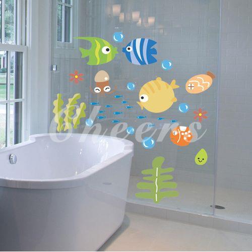 Miếng Dán Tường Hình Con Cá