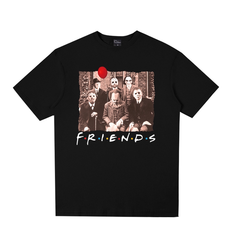 Áo thun in hình Jason Friends phong cách giáng sinh xinh xắn