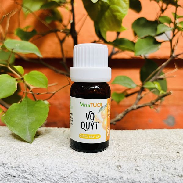 Chai Tinh Dầu Vỏ Quýt Chống Say Xe VINA TƯƠI 10ml/50ml Khuếch Tán Thơm Phòng, Đuổi Muỗi, Côn Trùng