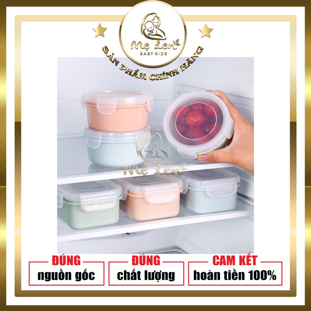 Hộp Trữ Đông Tròn ,Khay Trữ Đông Tròn Có Nắp 120ml Bảo Quản Đồ Ăn Dặm Cho Bé Goodbabyvn