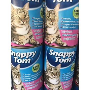 Pate Snappy Tom dạng lon 400G
