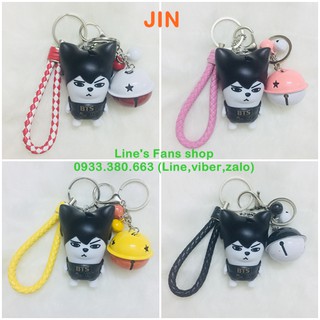 Móc khóa bts (km tặng sticker & hình xăm bt21 bts)