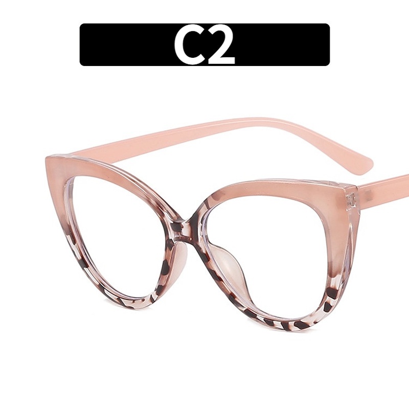 Mắt Kính TR90 Gọng Da Báo Chống Ánh Sáng Xanh Thời Trang Cho Nữ