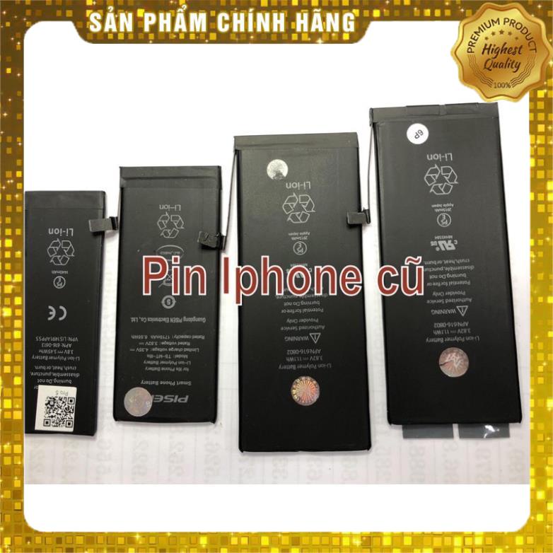 Pin cũ điện thoại 5G 5s 6s 6plus 7 8 7plus 8plus, pin cũ độ chế đồ chơi. Không bảo hành.