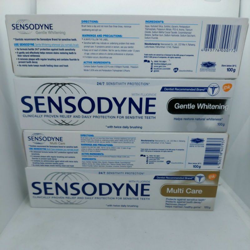 SENSODYNE REPAIR & PROTECT Kem Đánh Răng Thái Lan