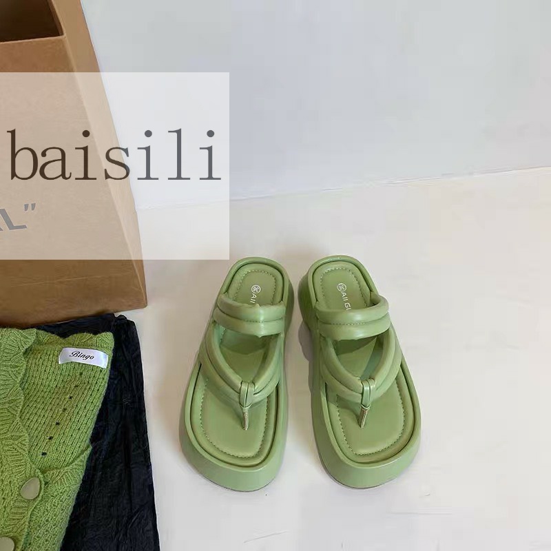 DÉP XUỒNG BAISILI - DÉP THỜI TRANG NỮ PHONG CÁCH HIỆN ĐẠI QUAI NGANG KẸP ĐẾ BẰNG BD220869